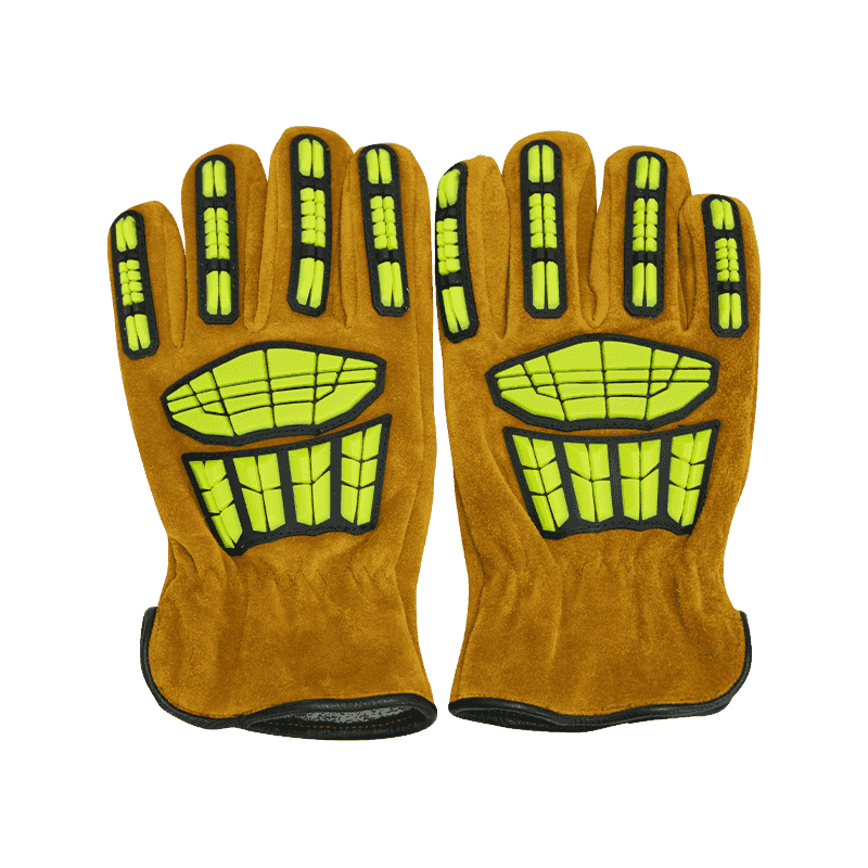 Waterproof Oil Resistant Cold Resistant Cowhide Leather Gloves