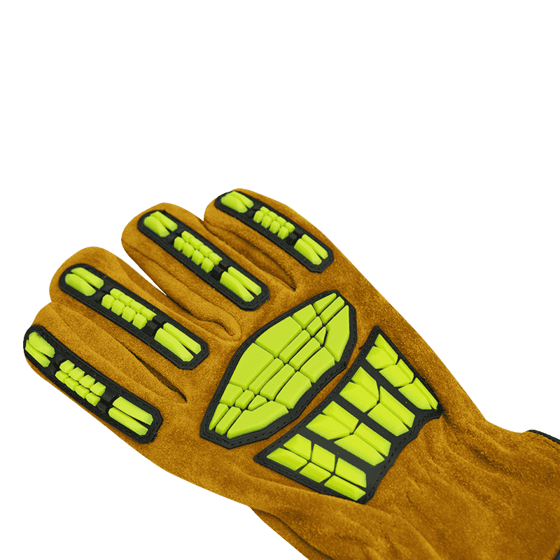 Waterproof Oil Resistant Cold Resistant Cowhide Leather Gloves
