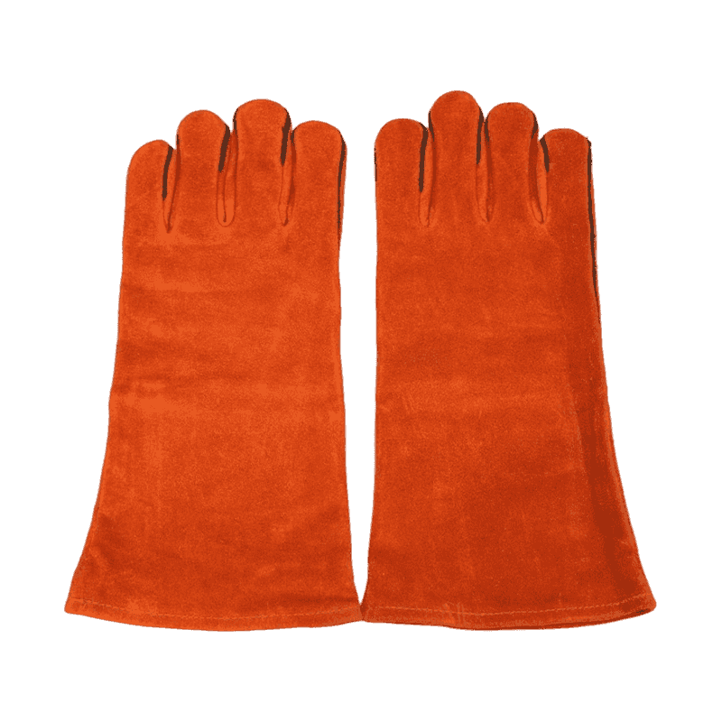Cotton-lined two-layer cowhide welding guwantes Cotton-lined two-layer cowhide welding guwantes